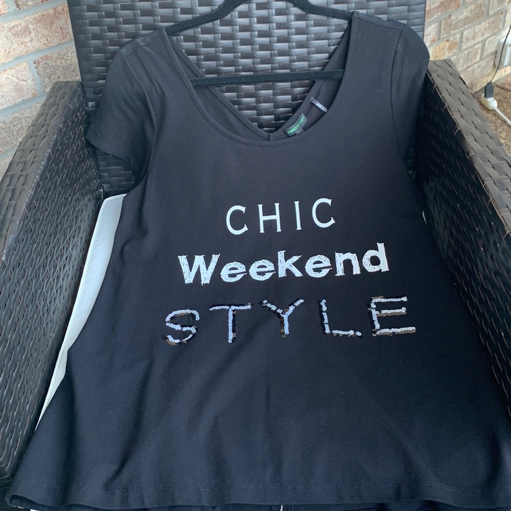 tricotto chic weekend style t shirt